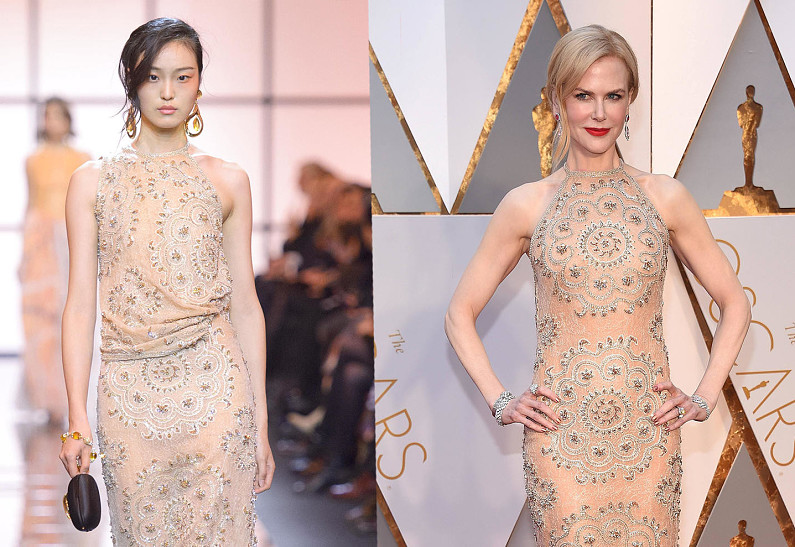 10 платьев с прошлогоднего «Оскара» на подиуме и в жизни