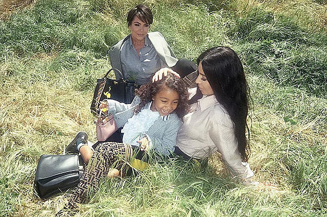 5-летняя дочь Ким Кардашьян снялась в рекламе вместе с мамой и бабушкой