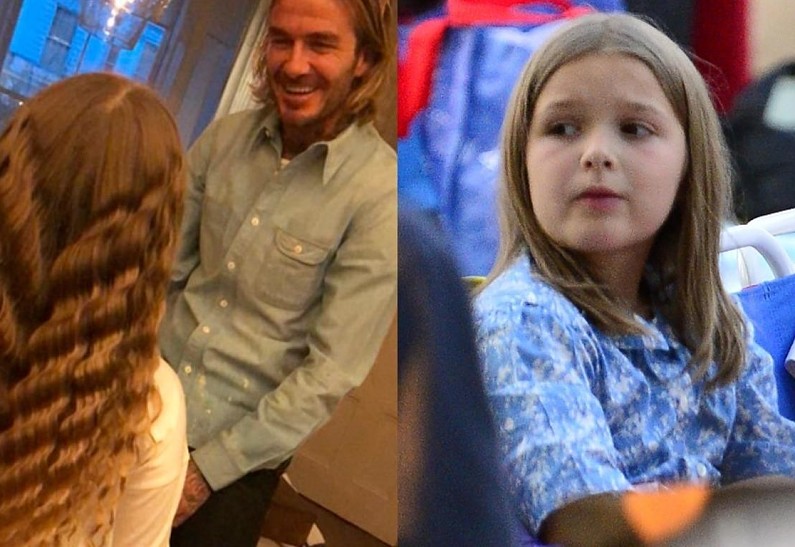 Дочь Дэвида и Виктории Бекхэм отрезала волосы, несмотря на протесты отца