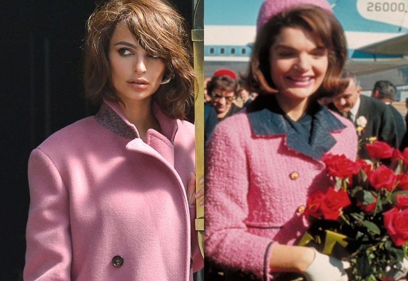 Эмили Ратажковски примерила элегантный образ Джеки Кеннеди