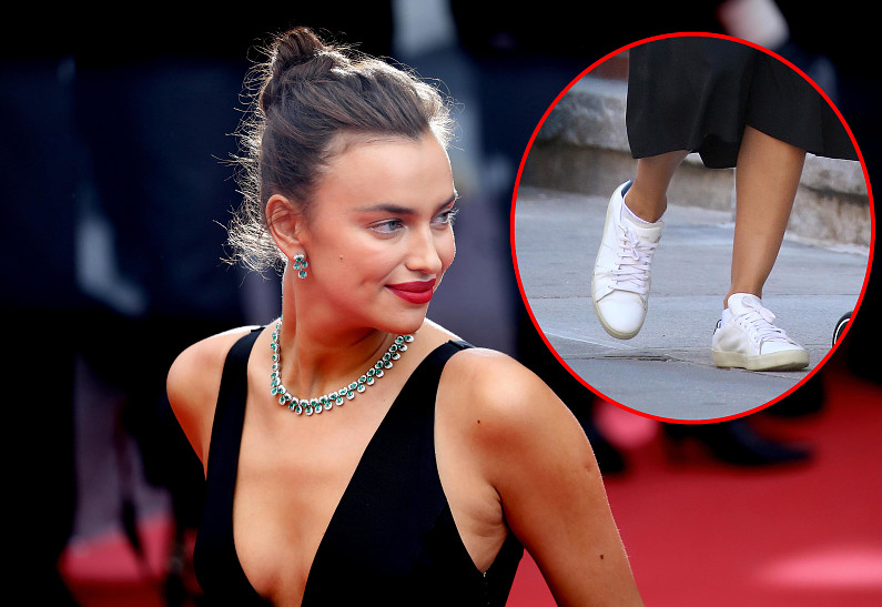 Как носить кроссовки с платьями и быть Ириной Шейк или Селеной Гомес (14 фото)