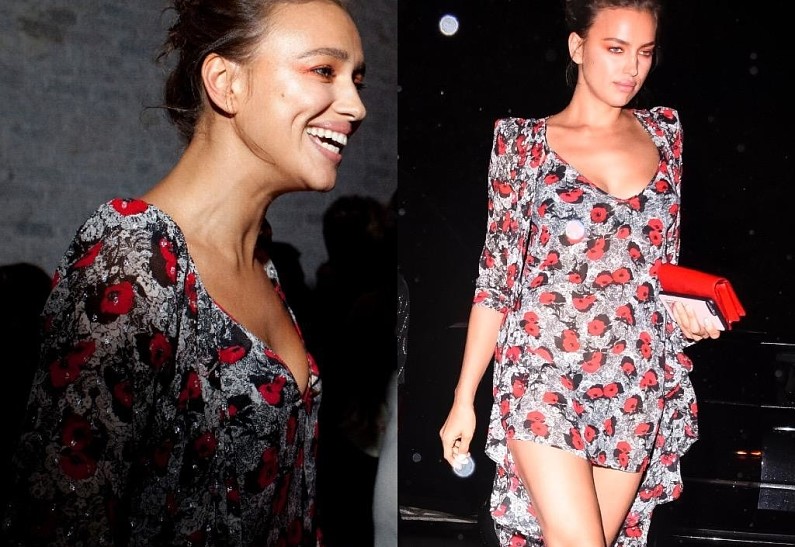 Ставим миллион лайков цветному платью Ирины Шейк (фото)