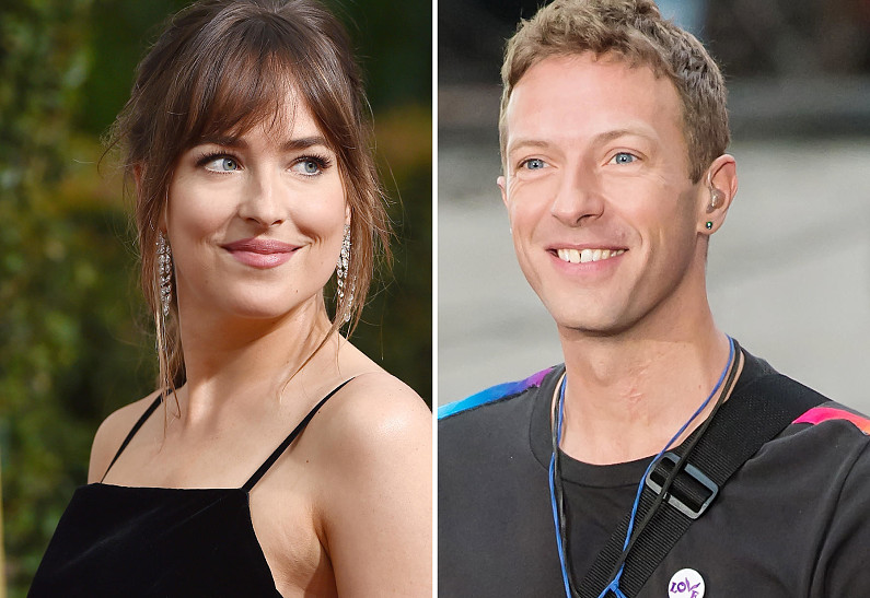 Одна на двоих: Дакота Джонсон и Крис Мартин сделали парную татуировку