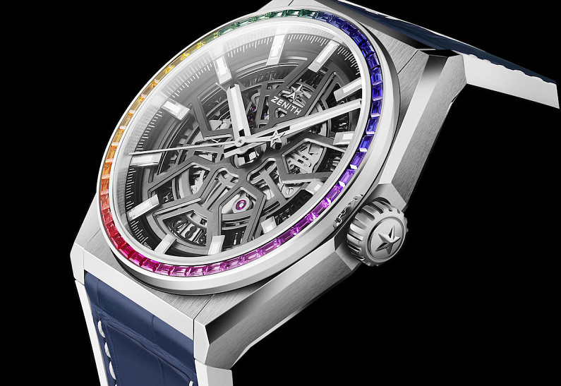 Новые Defy Classic Rainbow: часы с разноцветными драгоценными камнями