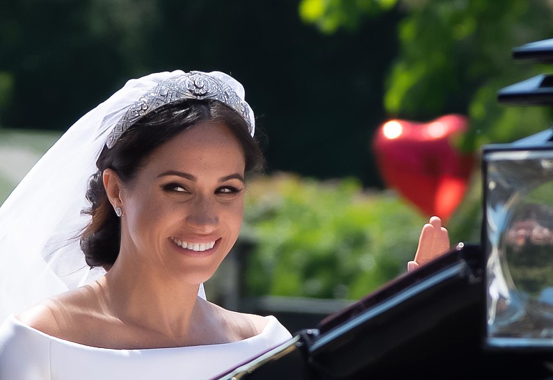 Меган Маркл опубликовала фото со своей свадьбы, которое раньше никому не показывала