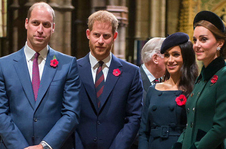 Королевская четверка — Меган, Кейт, Уильям и Гарри — официально распадется
