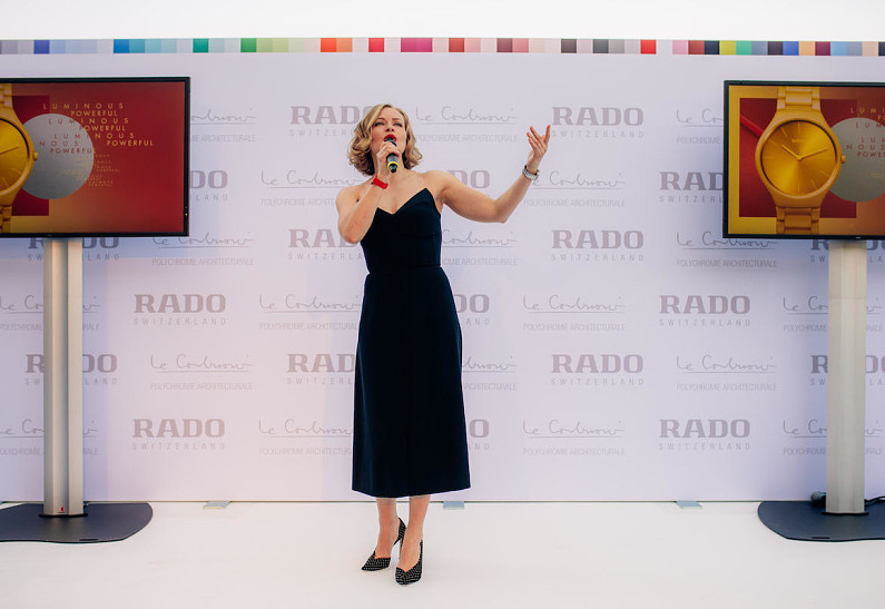 Юлия Пересильд посетила презентацию новой коллекции Rado в Цюрихе