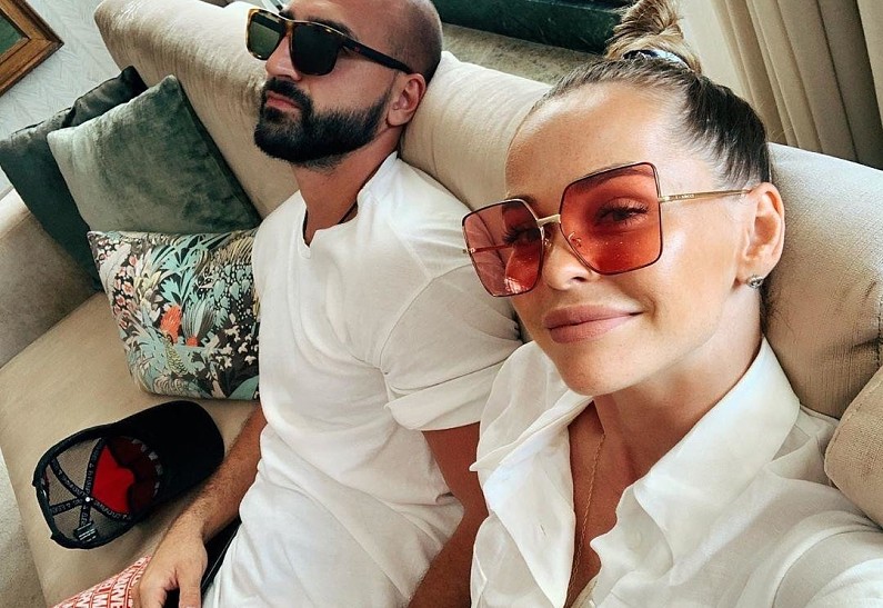 Анна Хилькевич поздравила мужа с годовщиной свадьбы