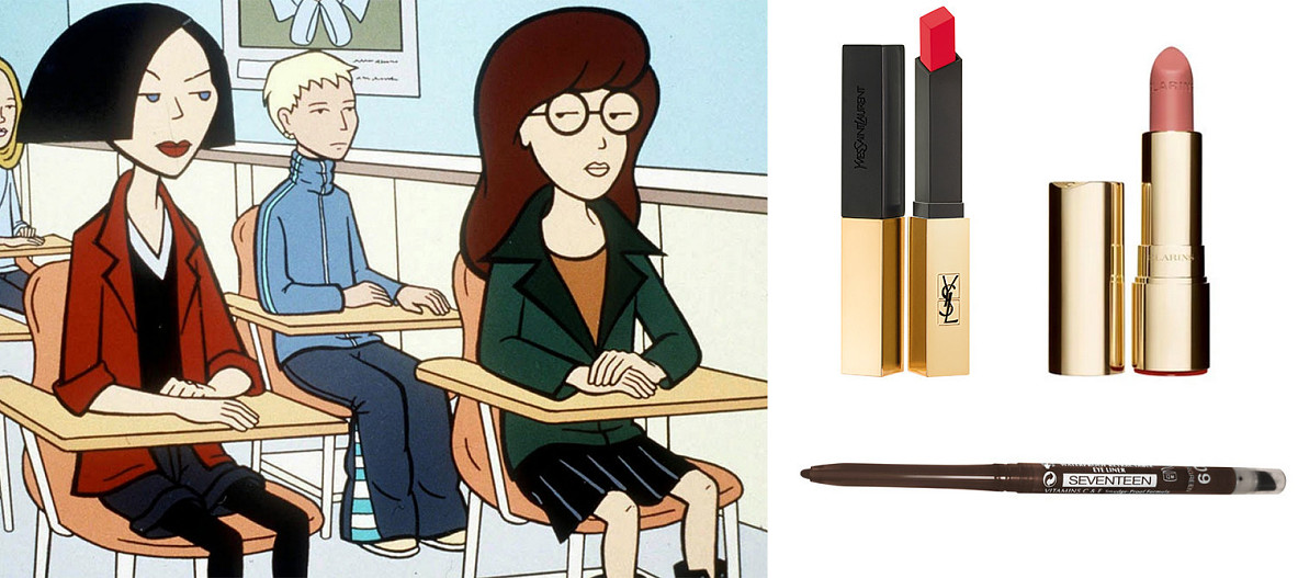 1. Матовая помада Rouge Pur Couture The Slim, YSL Beauty; 2. Матовая губная помада Joli Rouge Velvet, Clarins; 3. Автоматический карандаш для век Twist Liner, Seventeen