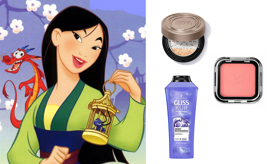 1. Пудра Halo Fresh Perfecting Powder, Smashbox; 2. Насыщенные румяна Smart Colour Brush, Kiko Milano; 3. Шампунь для объема и восстановления волос, Gliss Kur