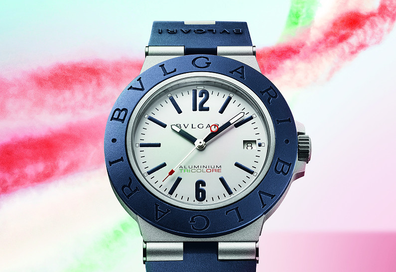 BVLGARI представляет лимитированную серию часов Aluminium Tricolore