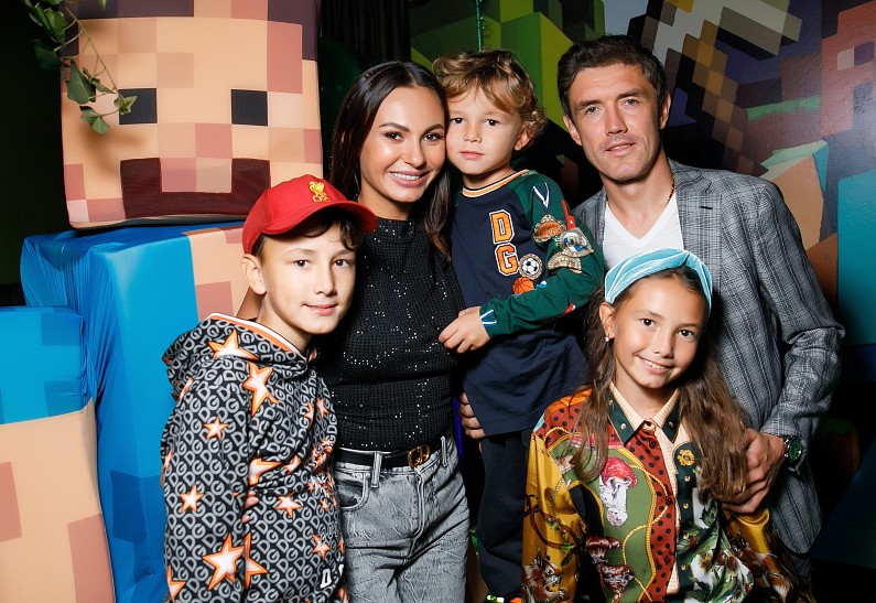 Пятилетний сын футболиста Юрия Жиркова отпраздновал день рождения в стиле игры Майнкрафт