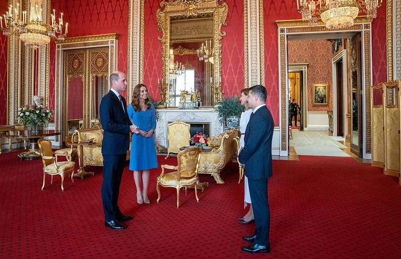 Принц Уильям и Кейт Миддлтон, Владимир и Елена Зеленские