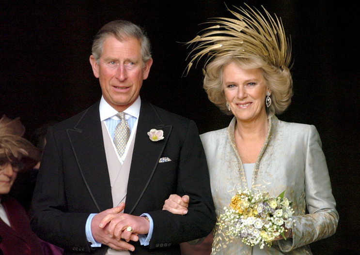 Принц Чарльз и Камилла в день свадьбы