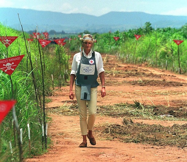 Принцесса Диана в Анголе