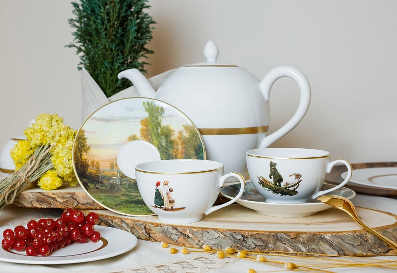 Bernardaud и Государственная Третьяковская галерея представляют лимитированную коллекцию чайной посуды