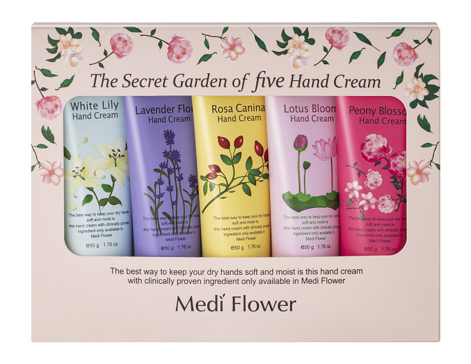 Набор кремов для рук The Secret Garden, Medi Flower