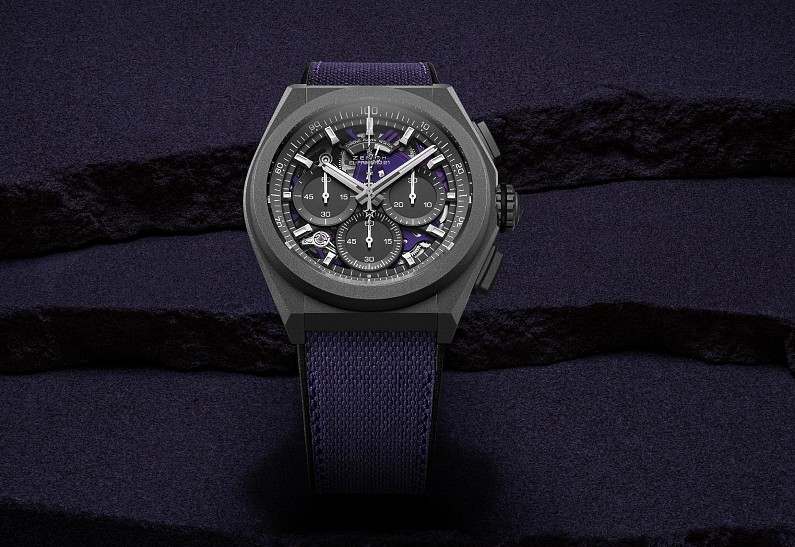 Zenith представляет часы DEFY 21 Ultraviolet необычного оттенка