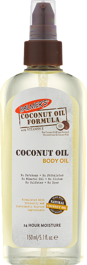 Увлажняющее кокосовое масло для тела, Palmers