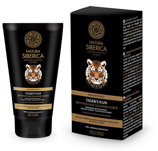 Освежающий скраб для лица, «Энергия тигра», Natura Siberica