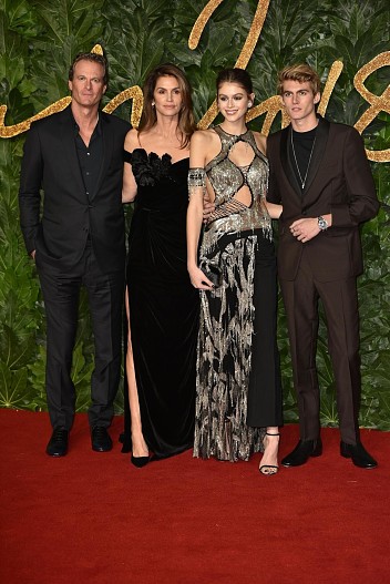 Рэнди Гербер, Синди Кроуфорд, Кайя Гербер, Пресли Гербер