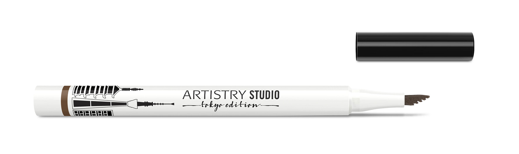 Карандаш для бровей, Power Brow Pen в оттенке Ginza Cocoa, Tokyo Edition, Artistry Studio