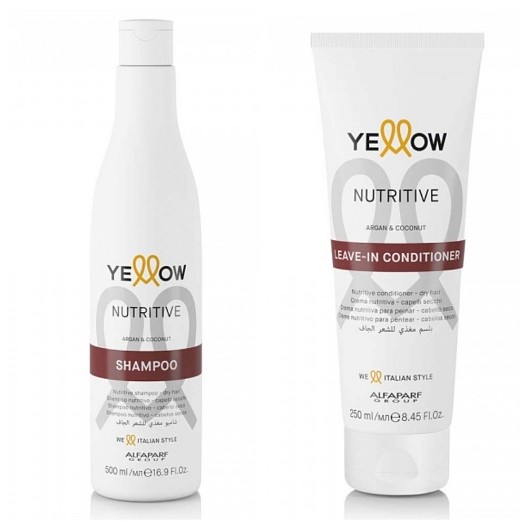 Шампунь и кондиционер питательный для сухих волос, Nutritive, Yellow