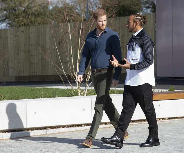 Принц Гарри и Льюис Хэмилтон