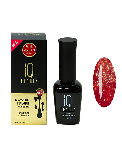Каучуковый гель-лак с кальцием, IQ Beauty