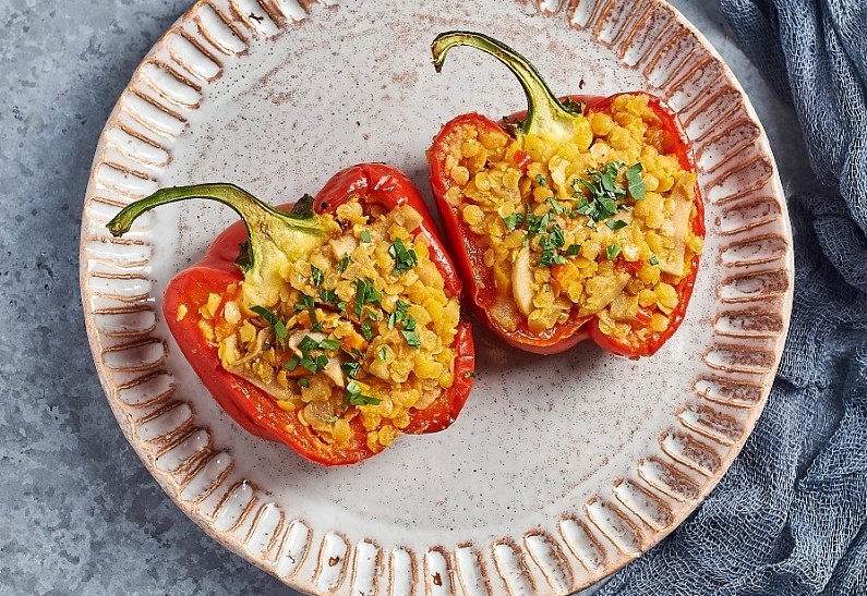 Фаршированные перцы: быстрое, вкусное и постное блюдо