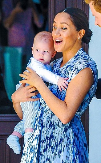 Меган Маркл с сыном Арчи