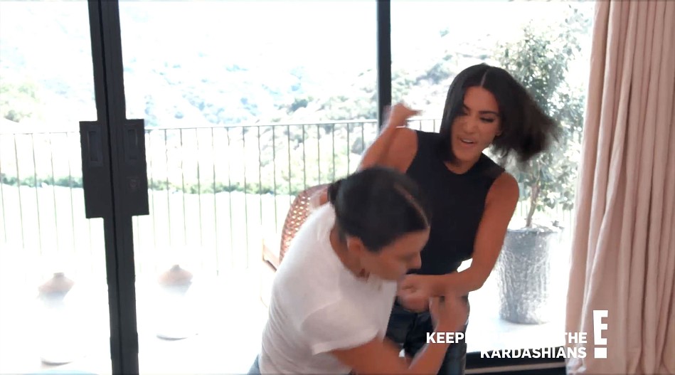 Кортни и Ким Кардашьян