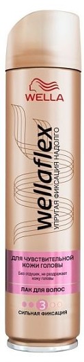 Лак для волос для чувствительной кожи головы, Wellaflex, Wella