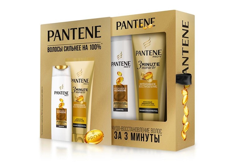 Подарочный набор средств для волос, «Интенсивное восстановление», Pantene Pro-V