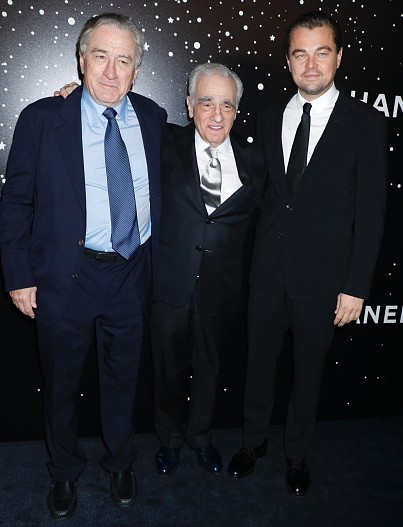 Роберт Де Ниро, Мартин Скорсезе и Леонардо ДиКаприо