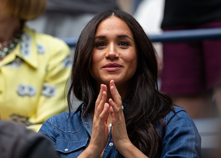 Меган Маркл на матче Серены Уильямс