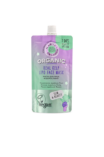 Водорослевая маска для лица, Organic Real Kelp, Planeta Organica