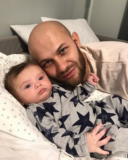 Джиган с сыном Давидом