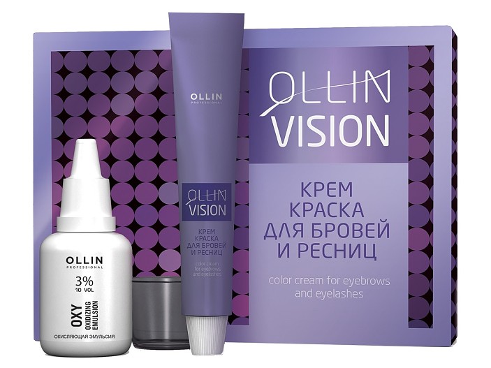 Крем-краска для бровей и ресниц, Vision, Ollin Professional