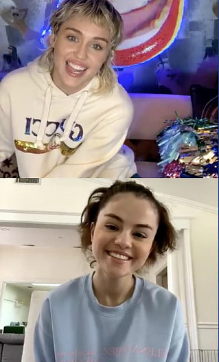 Майли Сайрус и Селена Гомес