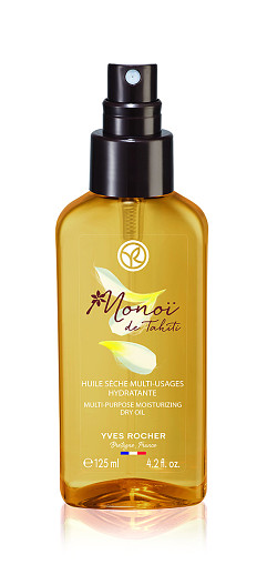 Увлажняющее сухое масло для тела и волос, Monoi de Tahiti, Yves Rocher