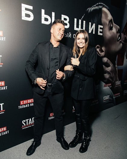 Павел Прилучный и Агата Муцениеце