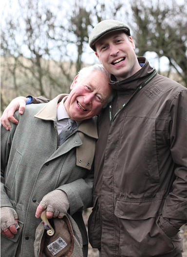 Принц Чарльз и принц Уильям