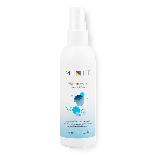 Увлажняющий лосьон для лица Vitamin Water Aqua Mist, Mixit