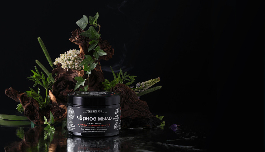 Антибактериальное мыло для тела и волос для мужчин «Сибирская баня», Natura Siberica