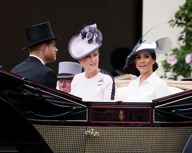 Принц Гарри, Софи Уэссекская и Меган Маркл