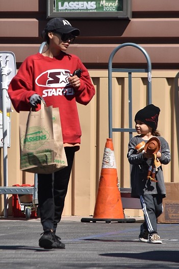 Найя Ривера с сыном Джоси