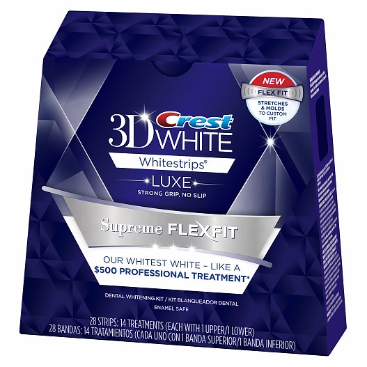 Отбеливающие полоски Supreme FlexFit, Crest 3D White