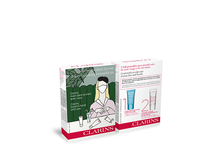 Набор для кожи лица и рук Super Hydrating Essentials Kit, Clarins