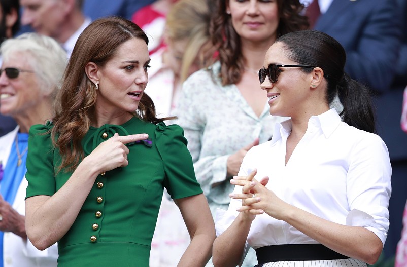 Кейт Миддлтон и Меган Маркл